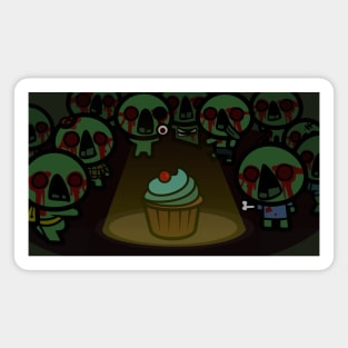 Zombies Want Cupcake Magnet